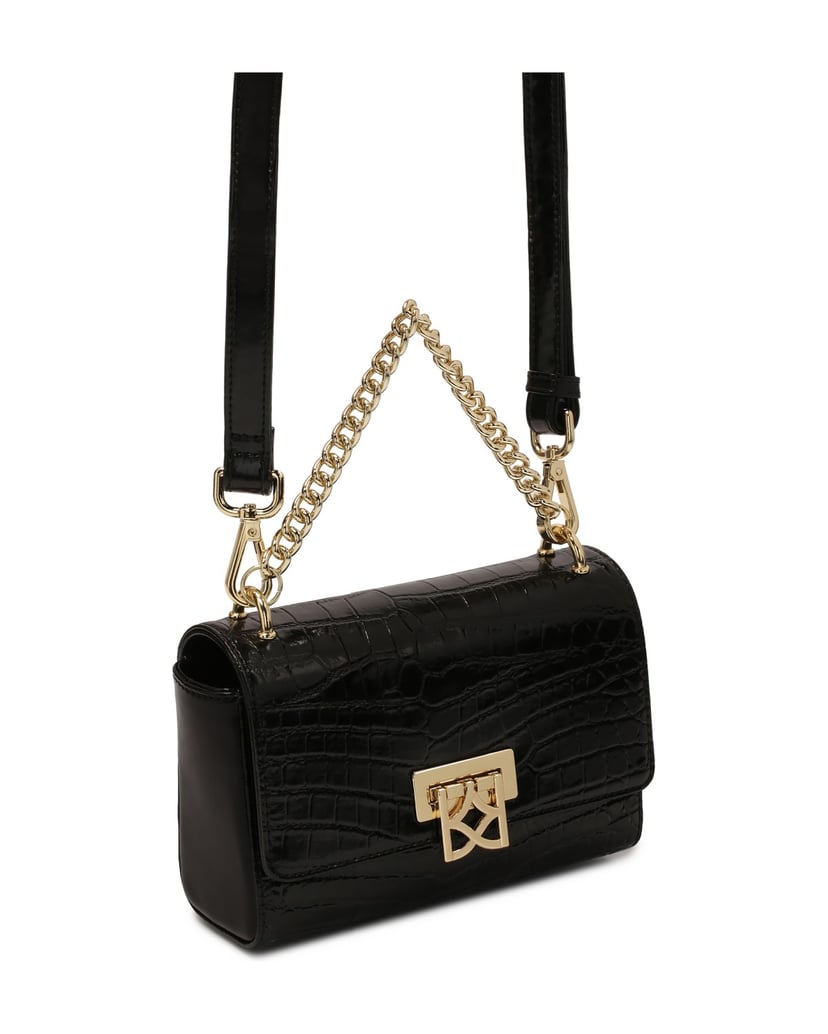 Kazar-Schwarze-Universalhandtasche-mit-Kette-u