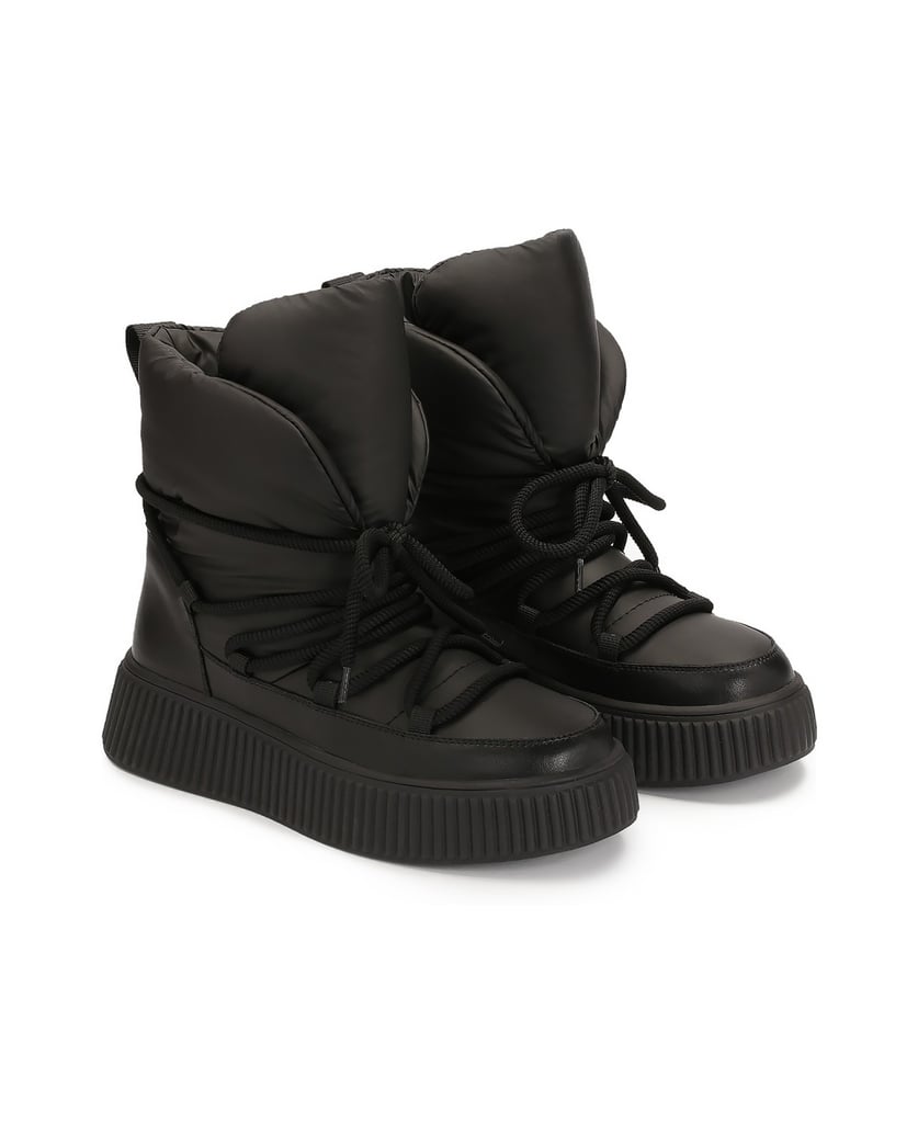 Kazar-Warm-leather-and-synthetic-snow-boots-čierna