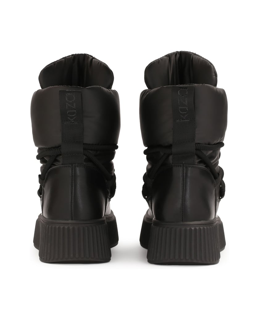 Kazar-Warm-leather-and-synthetic-snow-boots-čierna