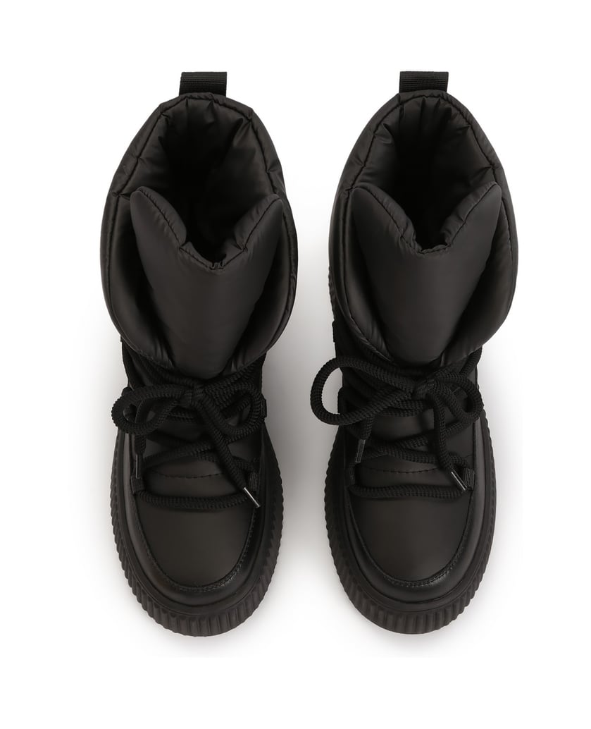 Kazar-Warm-leather-and-synthetic-snow-boots-čierna