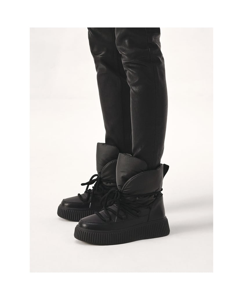 Kazar-Warm-leather-and-synthetic-snow-boots-čierna
