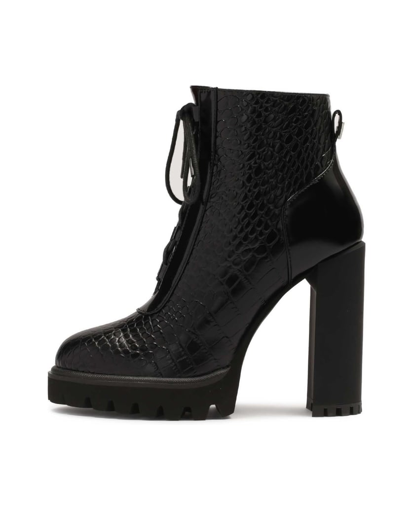 Kazar-Geprägte-Lederstiefel-mit-Absatz-und-dic-schwarz