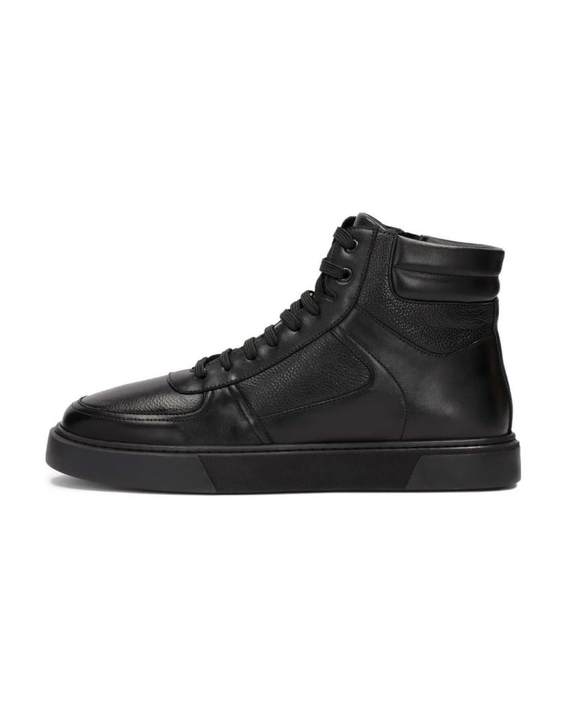 Kazar-Insulated-men's-sneakers-in-black-color-černá