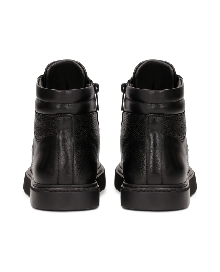 Kazar-Insulated-men's-sneakers-in-black-color-černá