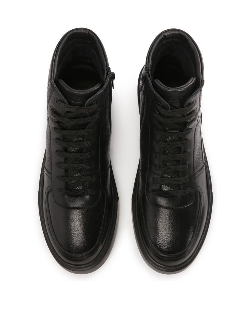 Kazar-Insulated-men's-sneakers-in-black-color-černá