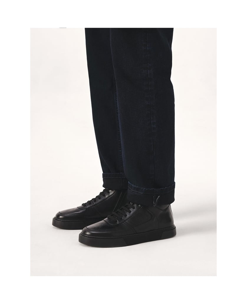 Kazar-Insulated-men's-sneakers-in-black-color-černá