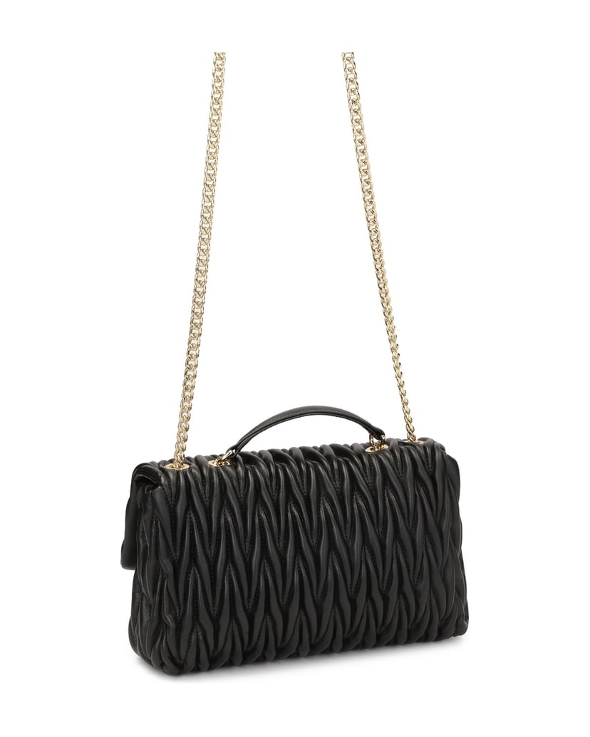 Kazar-Quilted-black-chain-handbag-čierna