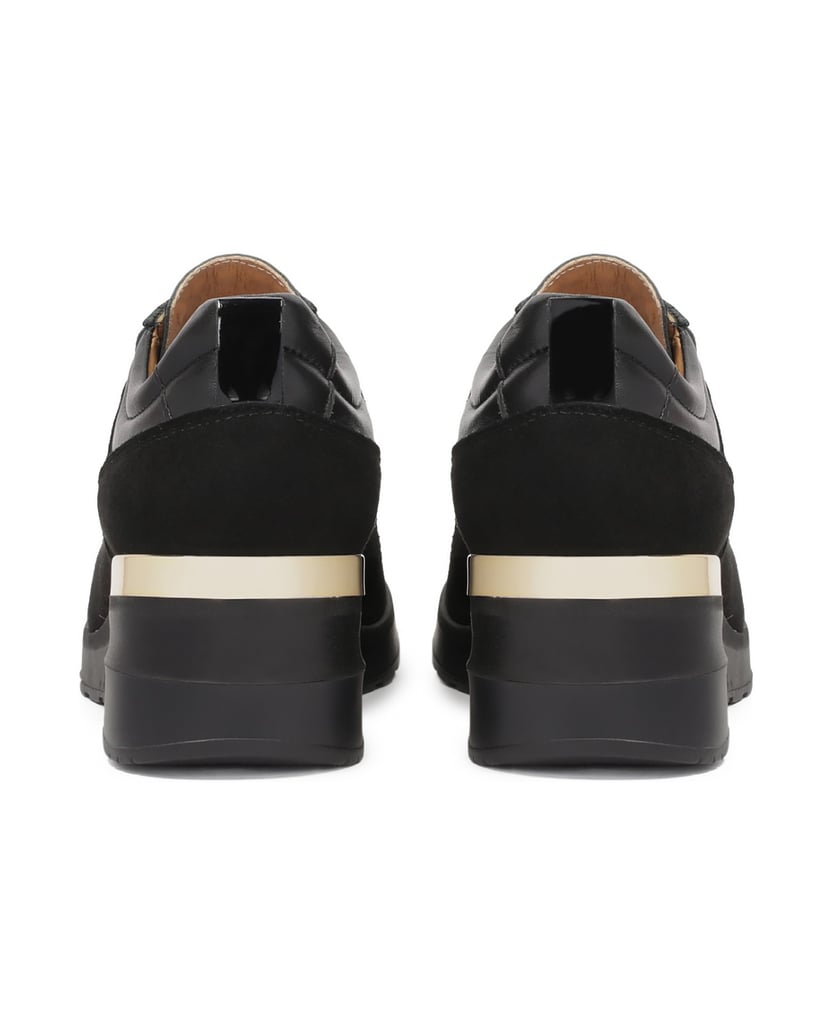 Kazar-Black-sneakers-on-an-elevated-sole-černá