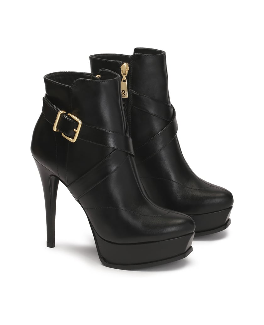 Kazar-Black-boots-with-high-heel-and-platform-černá