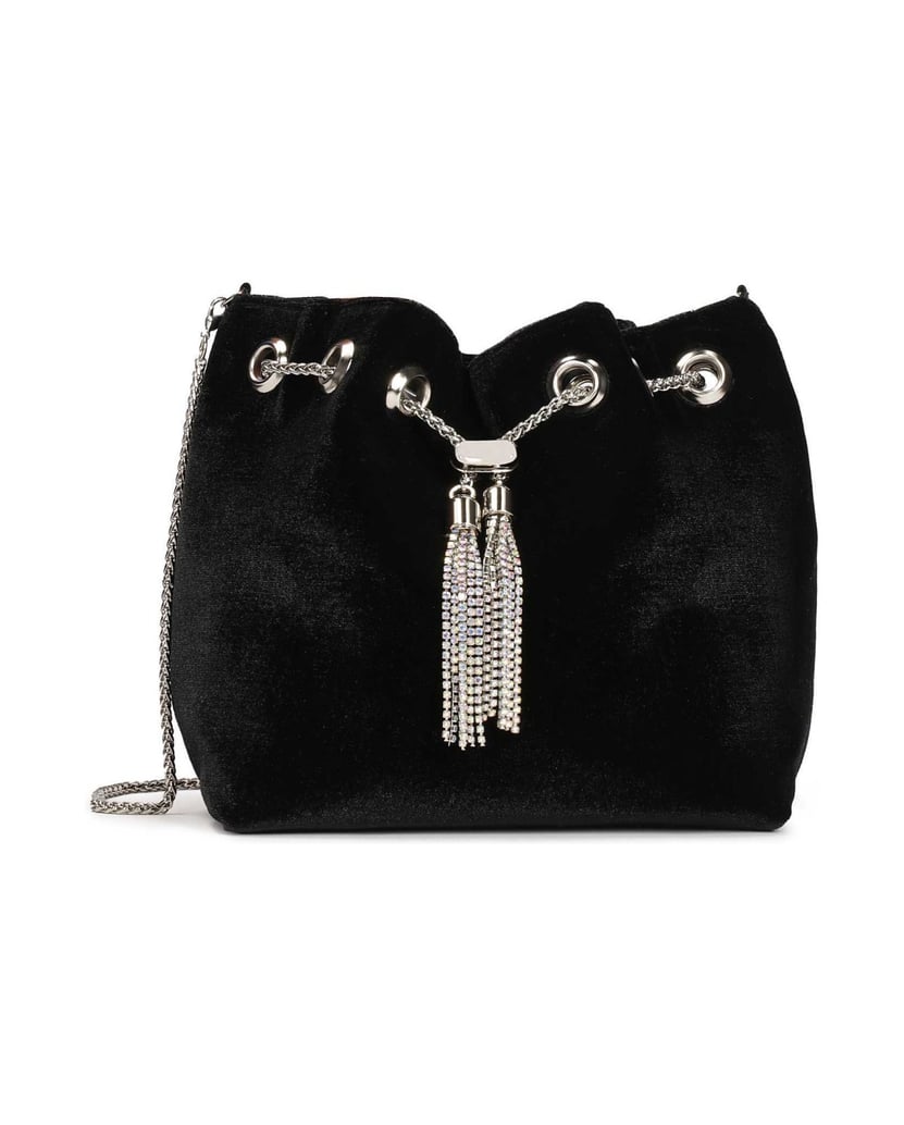 Kazar-Black-handbag-made-of-soft-material-černá