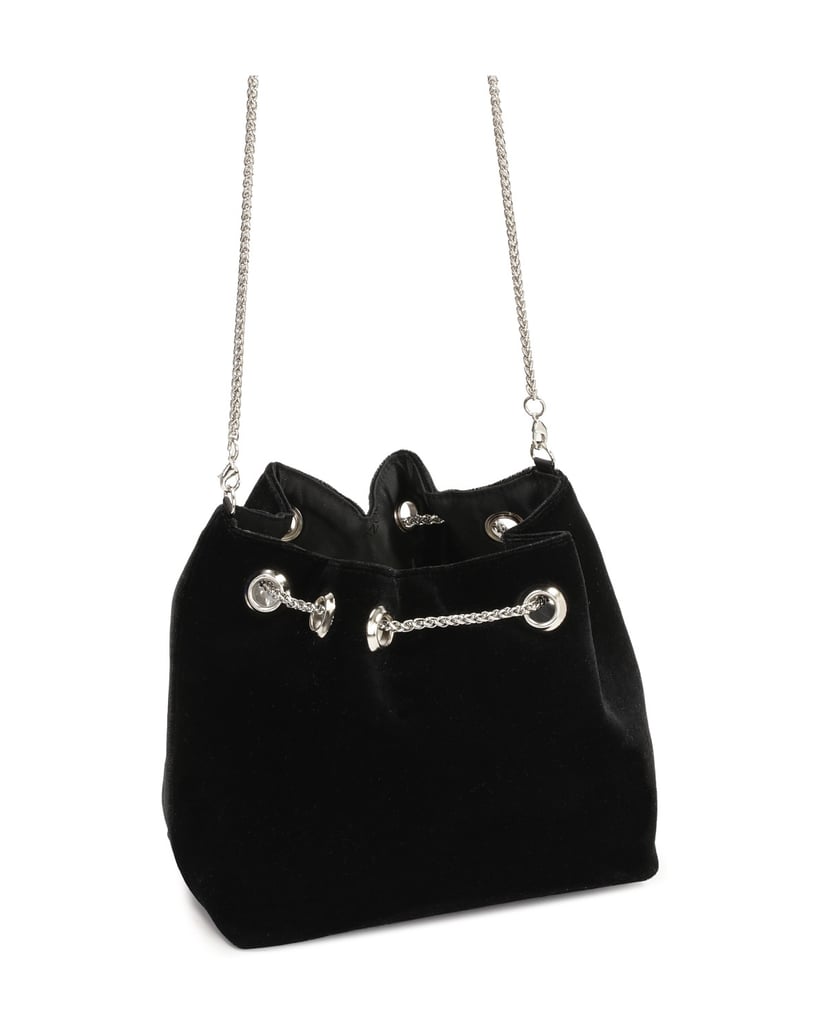 Kazar-Black-handbag-made-of-soft-material-černá