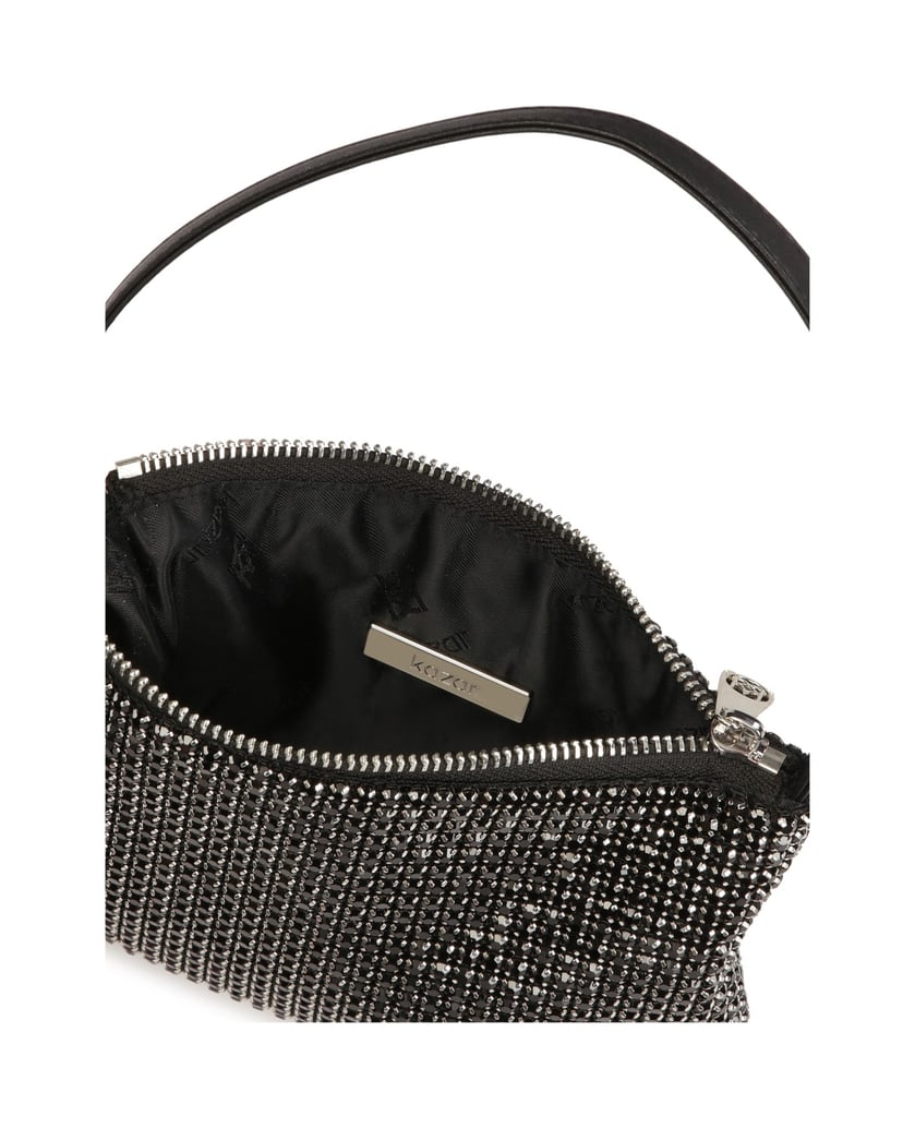 Kazar-Glänzende-kleine-Handtasche-in-schwarzer-schwarz