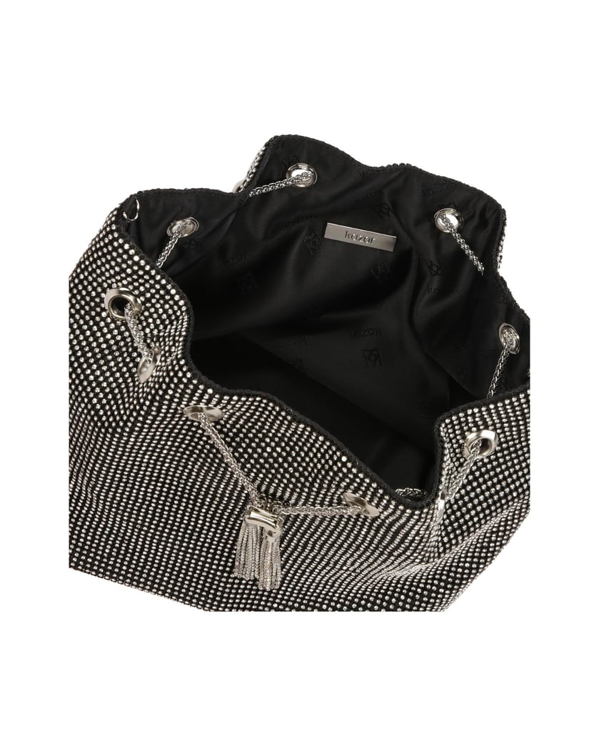 Kazar-Elegante-Tasche-Geldbörse-mit-Kristallen-schwarz