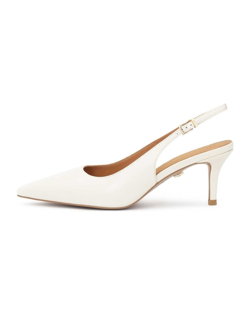 Kazar-Weiße-Pumps-mit-offenem-Absatz-von-Weddi-weiss