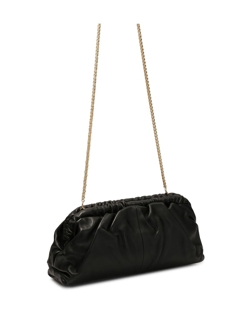 Kazar-Schwarze-Clutch-Tasche-mit-3D-Rosen-schwarz