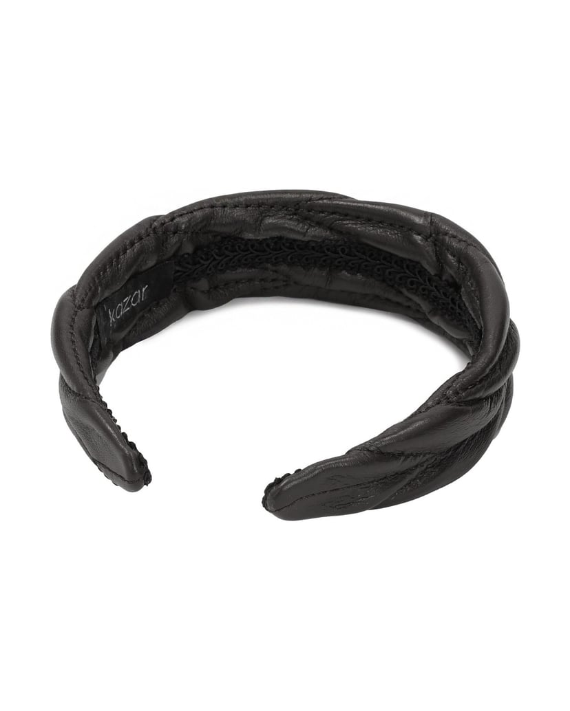 Kazar-Schwarzer-Leder-Haarreif-schwarz