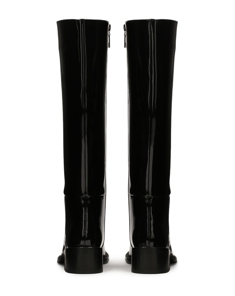 Kazar-Patent-leather-black-insulated-jackboots-čierna
