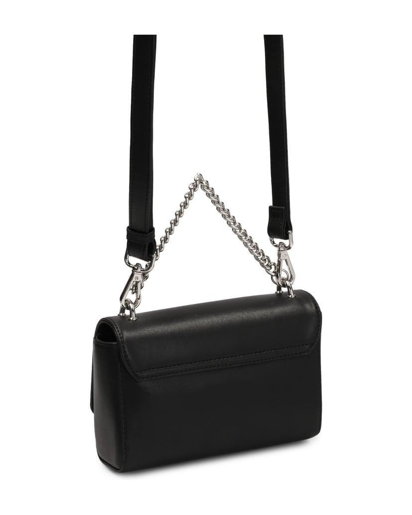 Kazar-Small-handbag-with-silver-metal-hardware-čierna