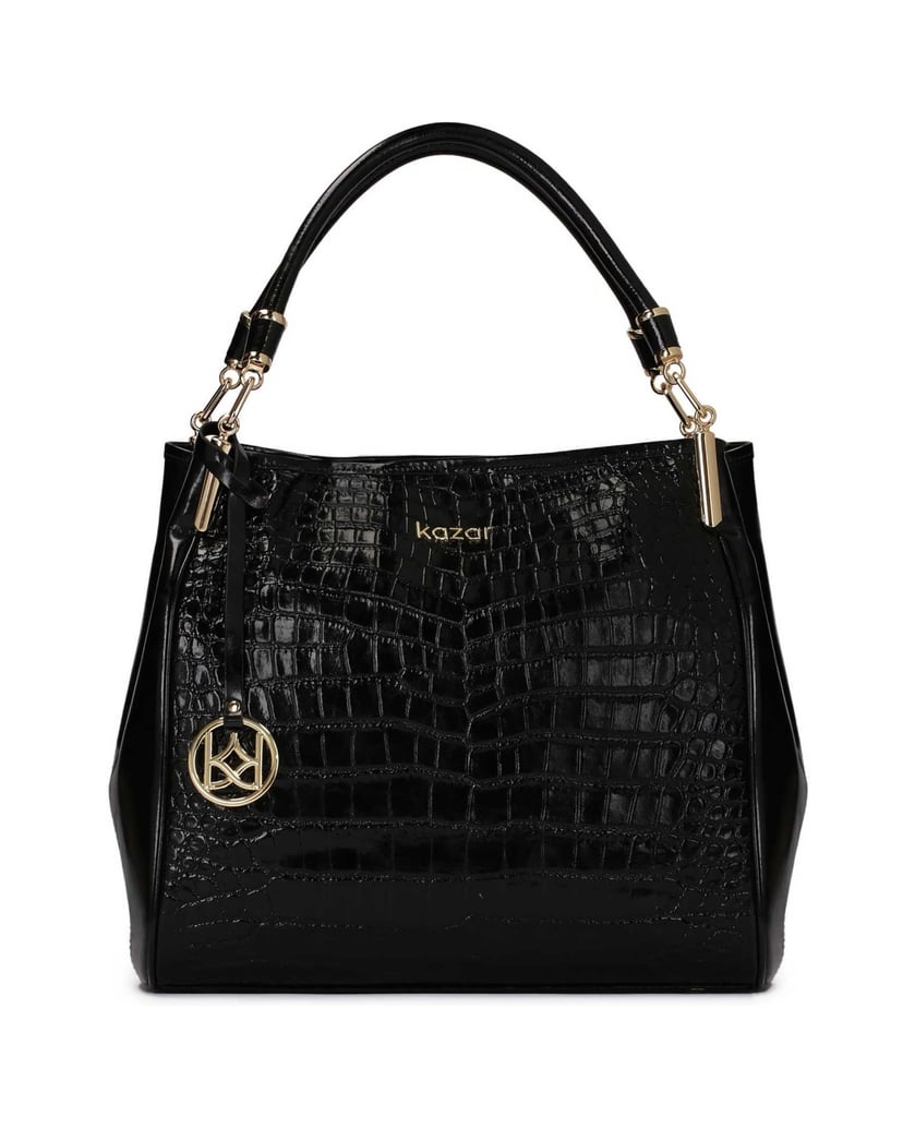 Kazar-Schwarze-große-Umhängetasche-schwarz