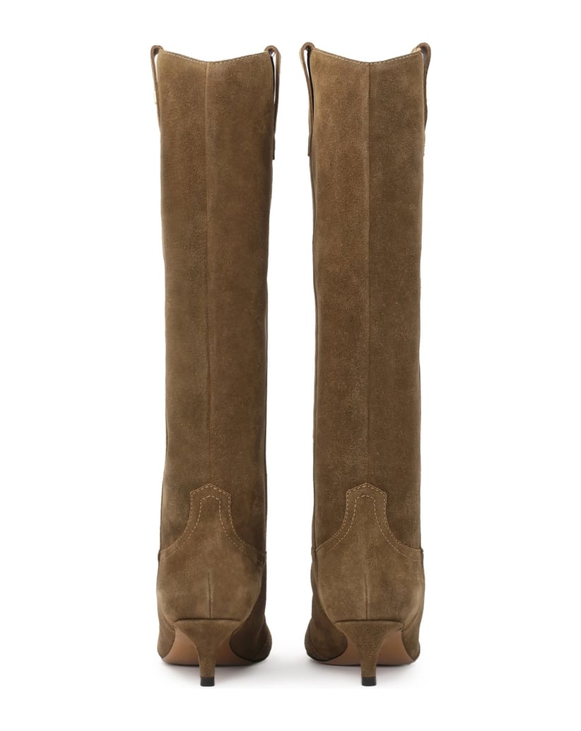 Kazar-Wildlederstiefel-mit-abgerundetem-Schaft-braun