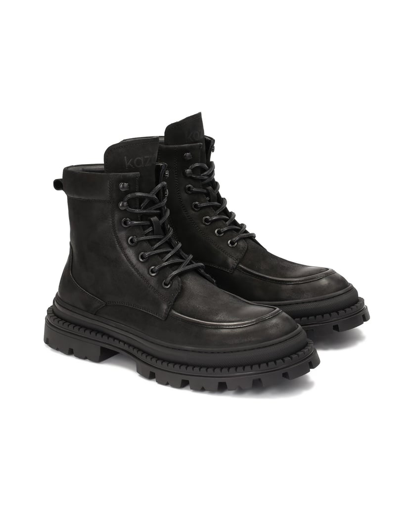 Kazar-Men's-nubuck-insulated-boots-černá