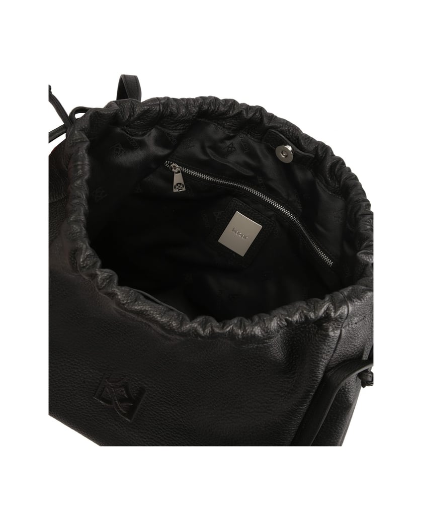 Kazar-Weiche-Leder-Umhängetasche-Tasche-schwarz