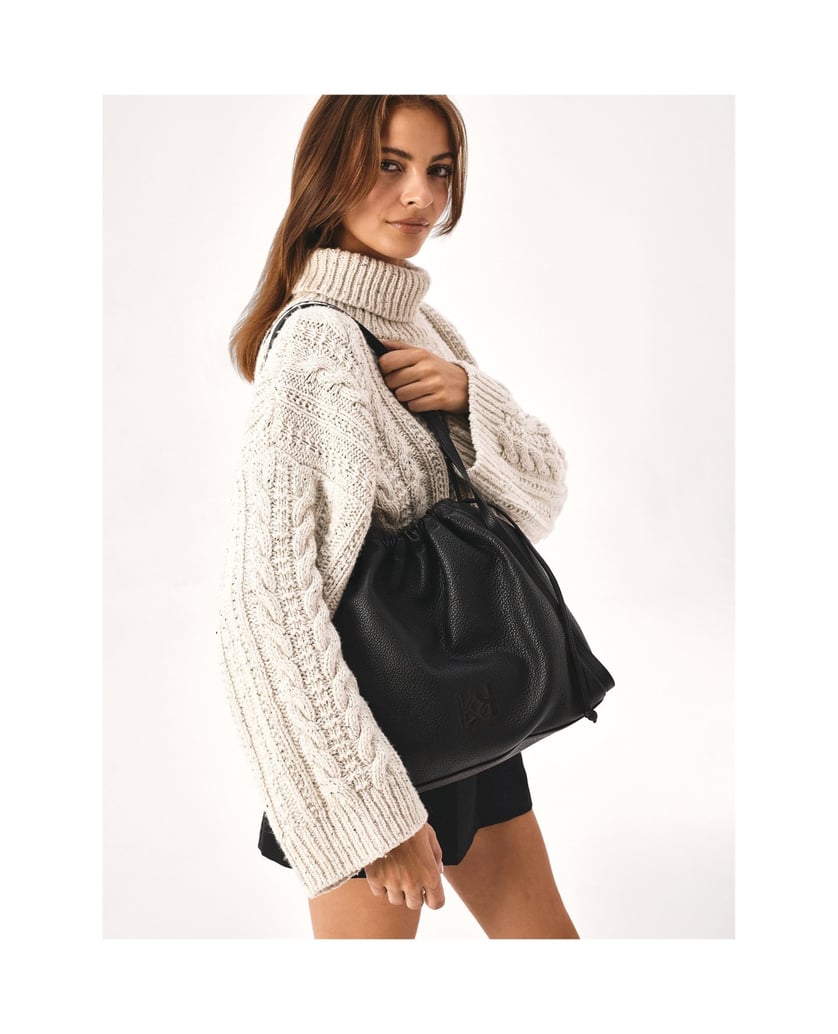 Kazar-Weiche-Leder-Umhängetasche-Tasche-schwarz