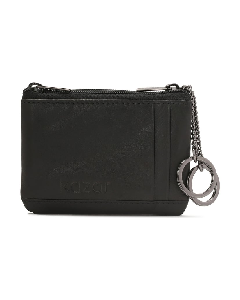 Kazar-Black-leather-key-case-čierna