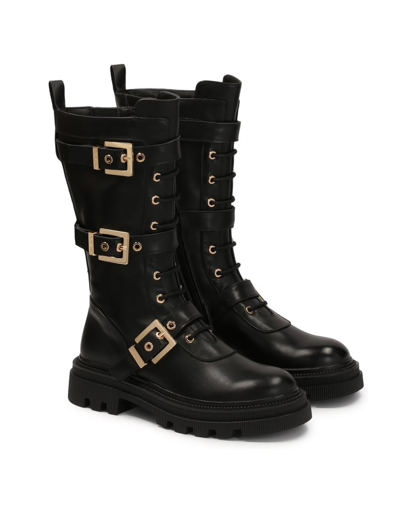 Kazar-Stiefel-mit-hohem-Schaft-und-fester-Sohl-schwarz