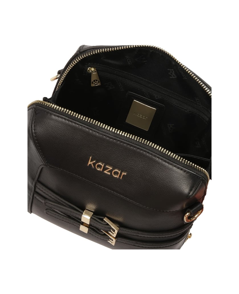 Kazar-Kleine-schwarze-Handtasche-mit-bipolarem-schwarz