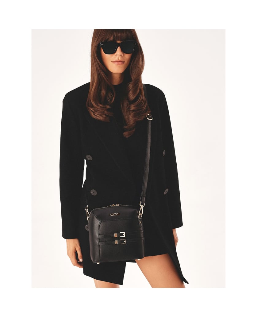 Kazar-Kleine-schwarze-Handtasche-mit-bipolarem-schwarz