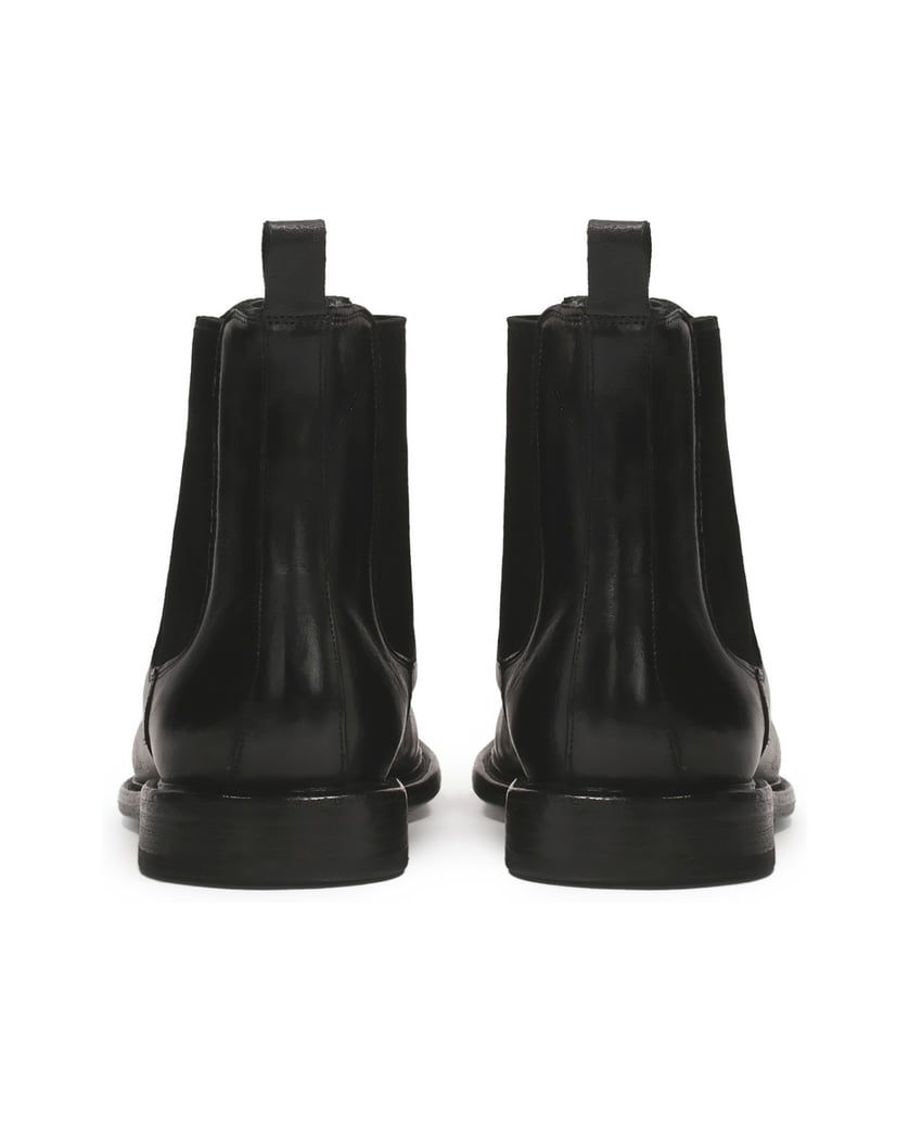 Kazar-Schwarze-Chelsea-Stiefel-aus-Leder-in-li-schwarz