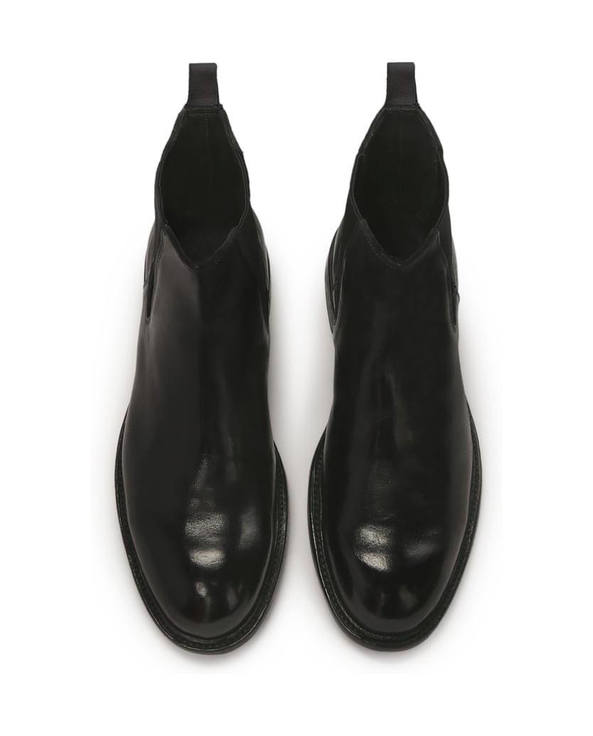 Kazar-Schwarze-Chelsea-Stiefel-aus-Leder-in-li-schwarz