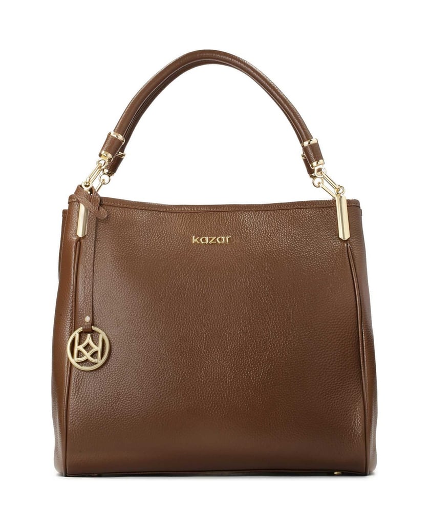 Kazar-Umhängetasche-aus-braunem-Leder