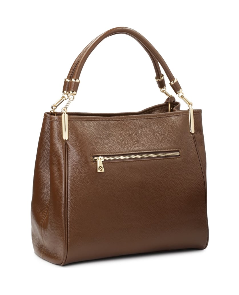 Kazar-Umhängetasche-aus-braunem-Leder