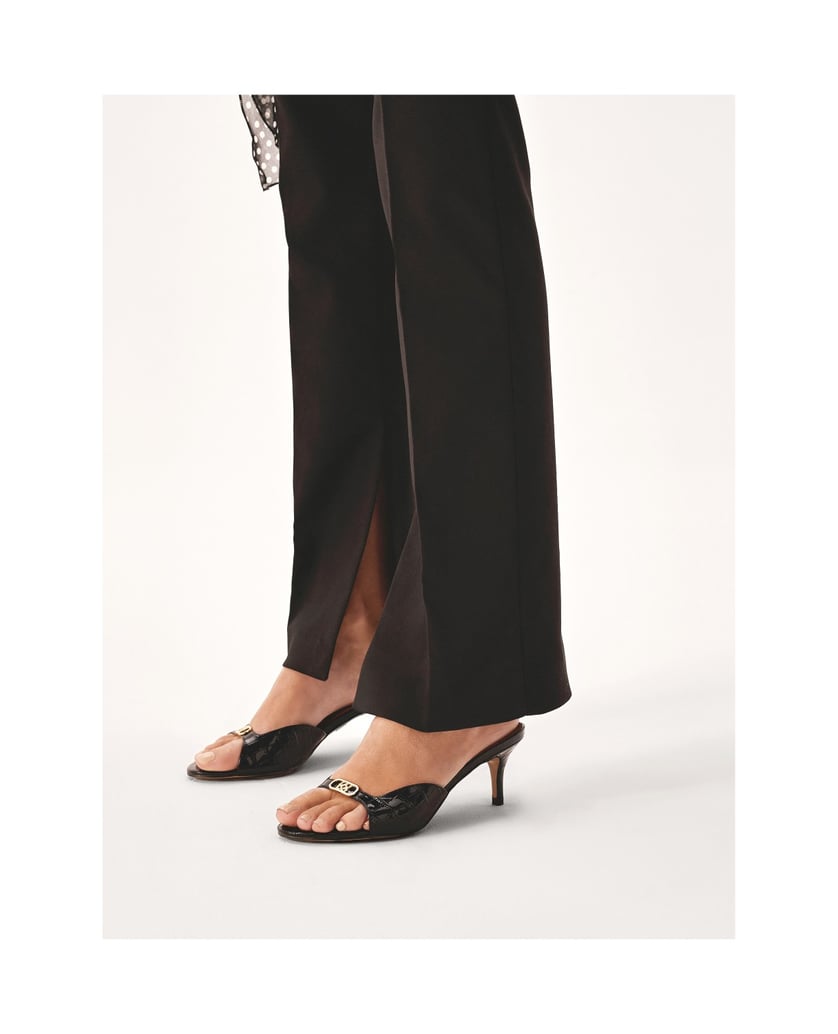 Kazar-Schwarze-Pantoletten-mit-Absatz-aus-gepr-schwarz