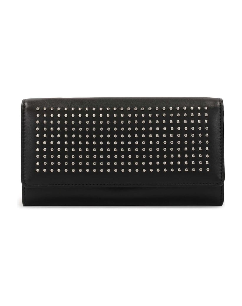 Kazar-Large-leather-wallet-decorated-with-silver-rhinestones-černá