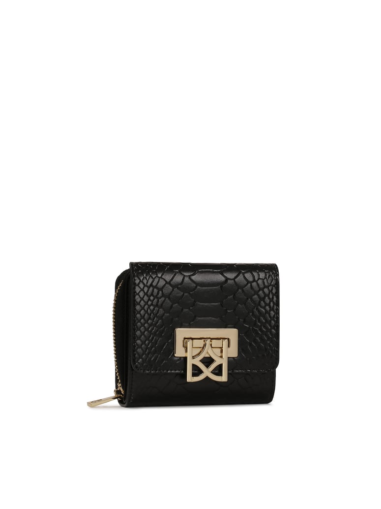 Kazar-Kompaktes-Portemonnaie-in-Krokodiloptik