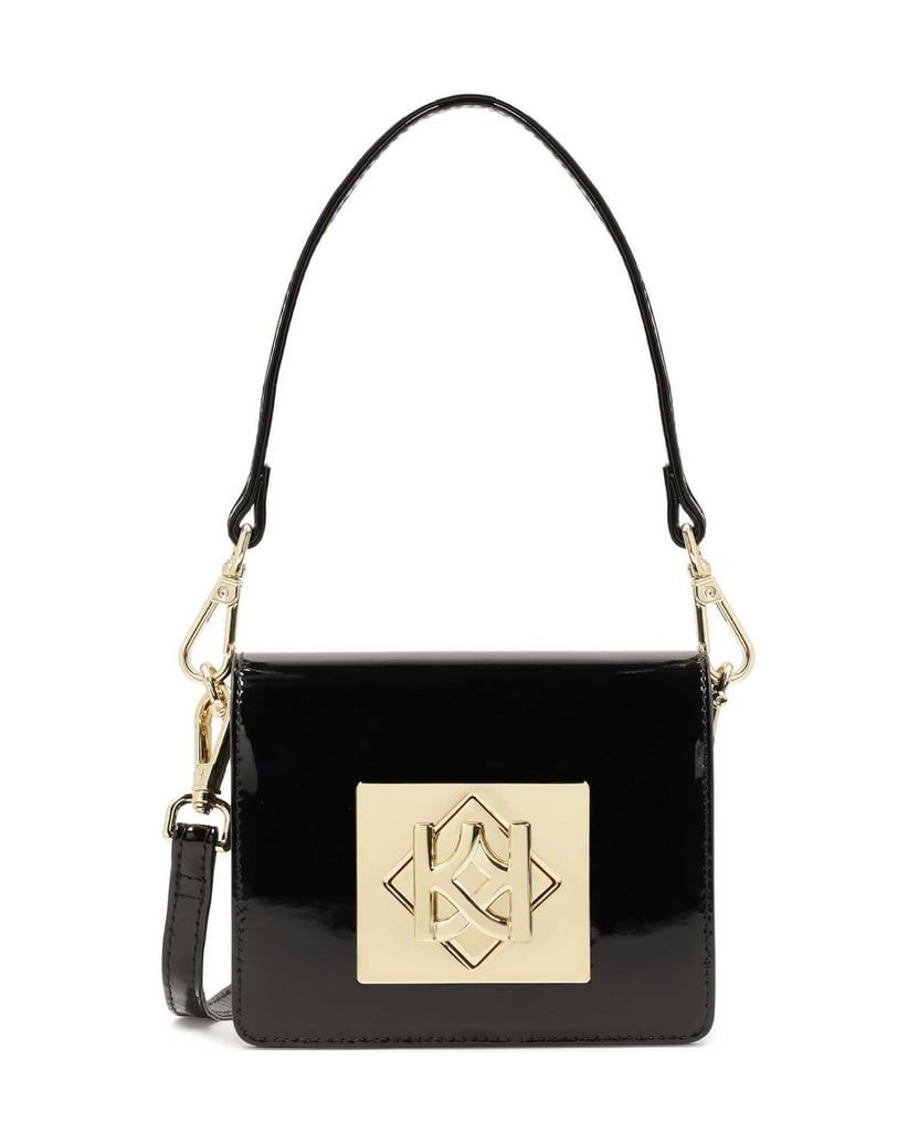 Kazar-Lackierte-Minihandtasche-mit-großer-Schl