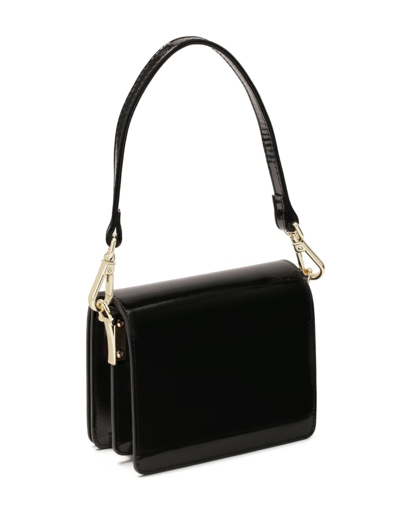 Kazar-Lackierte-Minihandtasche-mit-großer-Schl