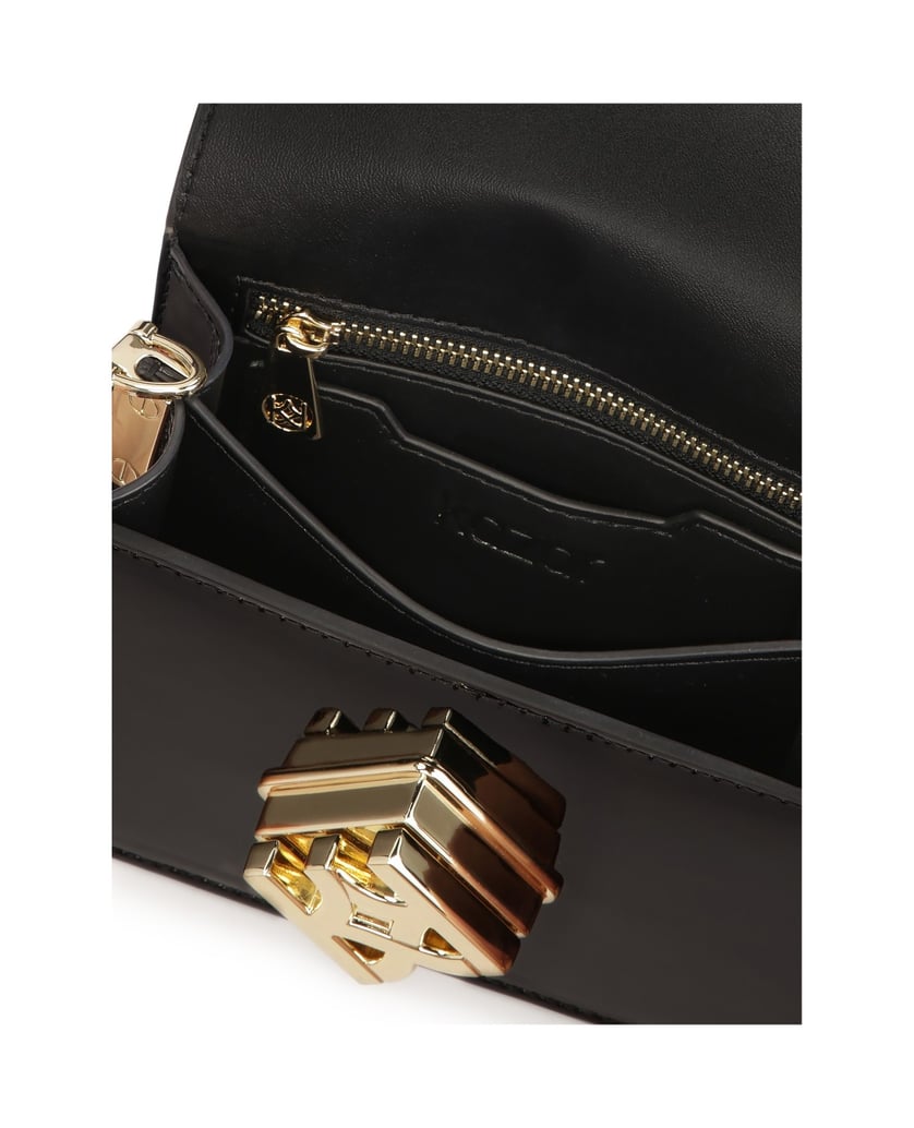 Kazar-Lackierte-Minihandtasche-mit-großer-Schl