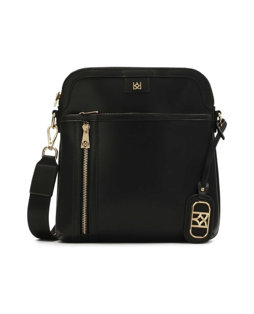 Kazar-Posttasche-aus-schwarzem-Leder