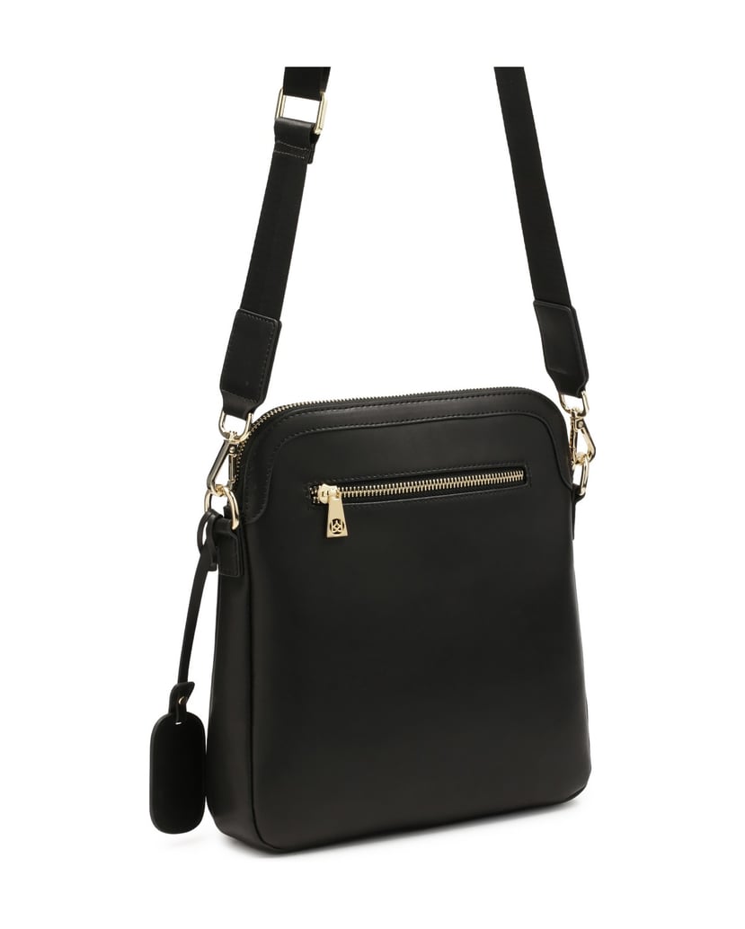 Kazar-Posttasche-aus-schwarzem-Leder