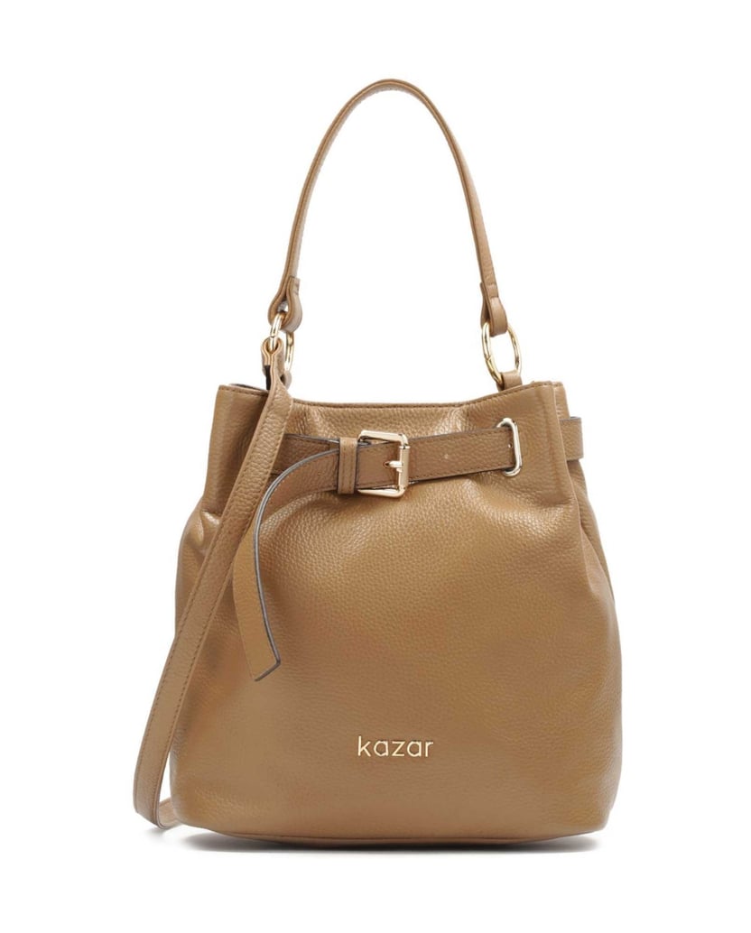 Kazar-Brown-handbag-with-decorative-strap-velbloudí