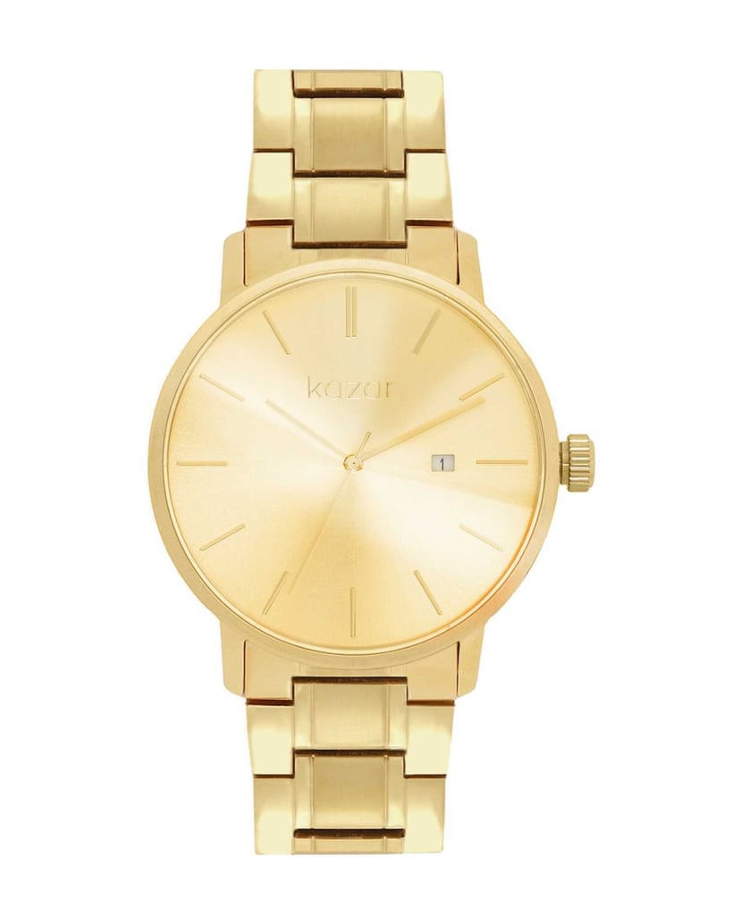 Kazar-Goldfarbene-Armbanduhr-gold