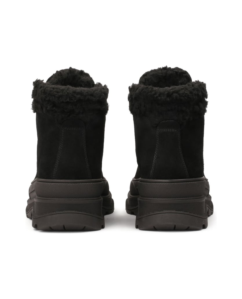 Kazar-Schnürstiefel-aus-schwarzem-Wildleder-schwarz