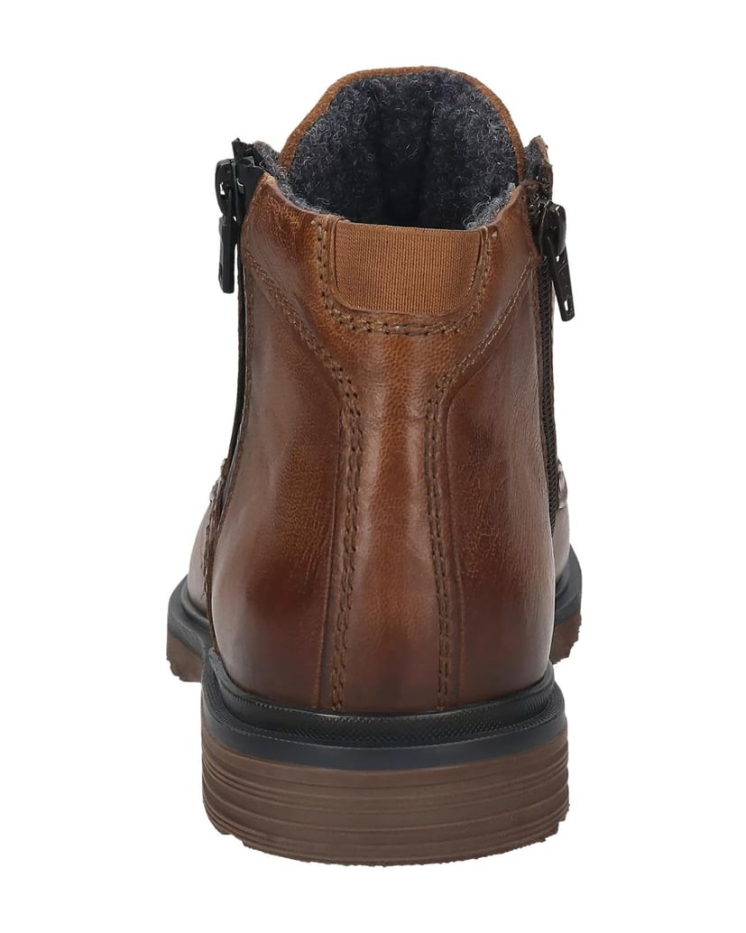 BUGATTI-Schnürstiefel-cognac