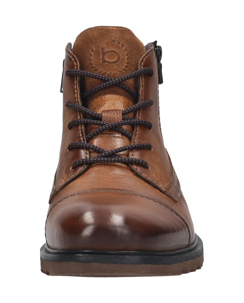 BUGATTI-Schnürstiefel-cognac