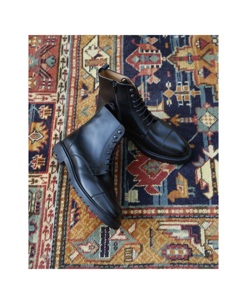 Henry-Stevens-SCHNÜRBOOTS-JONES-CDB3-schwarz