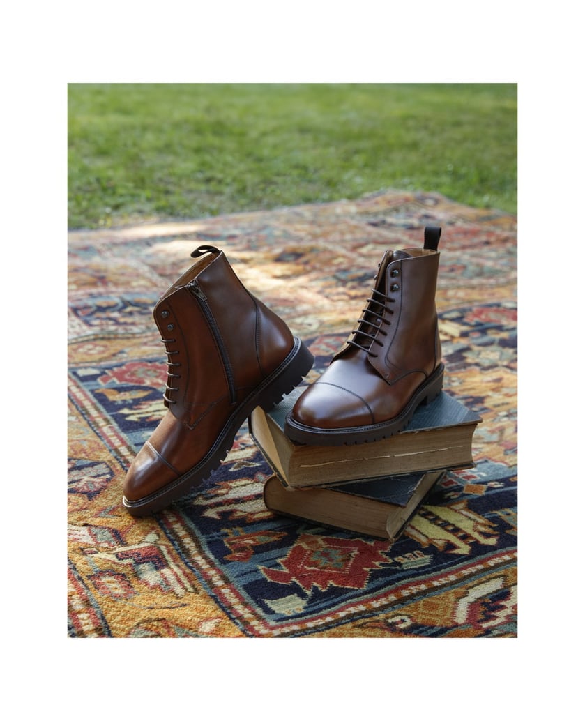 Henry-Stevens-SCHNÜRBOOTS-JONES-CDB3-schwarz